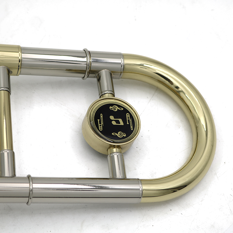 Modelo de entrada de laca dorada de trombón alto Clave de Bb （AAT710)