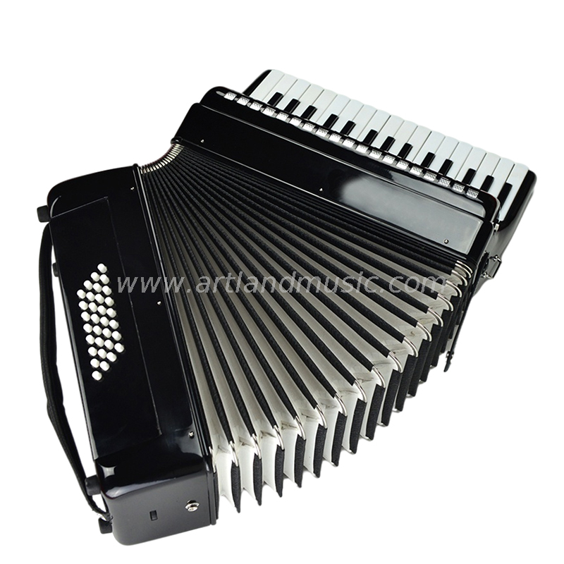 32 teclas 32 acordeón de piano bajo negro (AT3232)