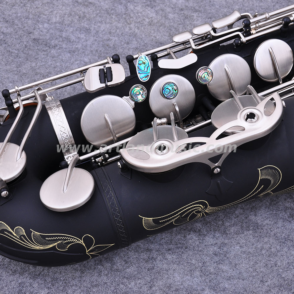 Saxofón tenor BB negro (ATS5506BC)