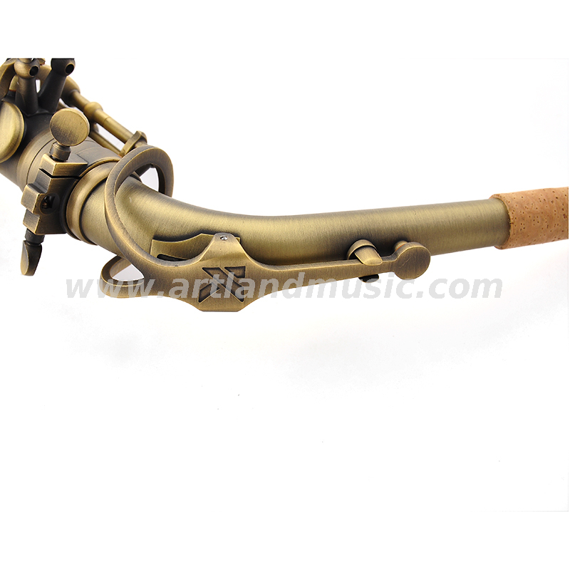 Saxofón alto antiguo con acabado en color bronce (AAS6511)