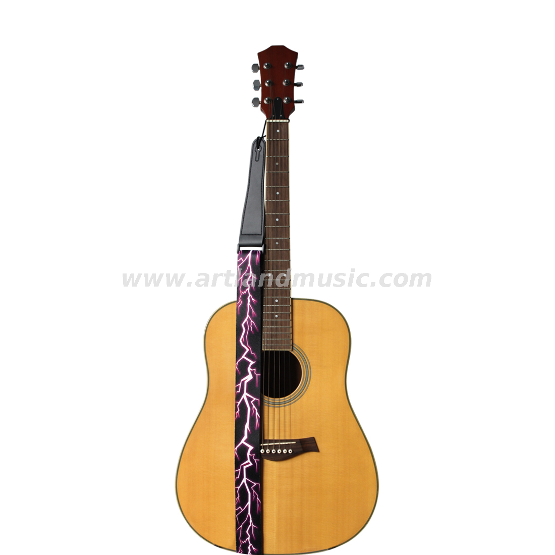 Correa de guitarra Lightning violeta (GSP01)