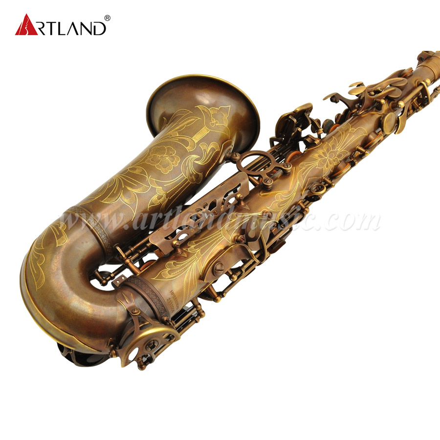 Saxofón Alto Eb Acabado Bronce Antiguo (ATS6512)