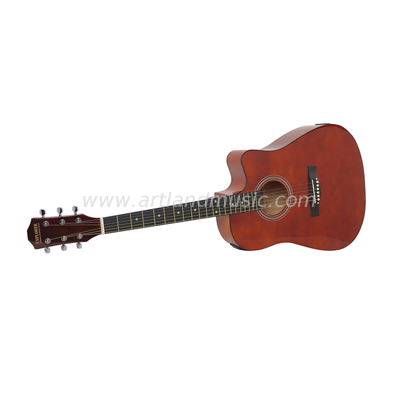 Guitarra acústica de contrachapado de tilo con EQ (AG4110CEQ)