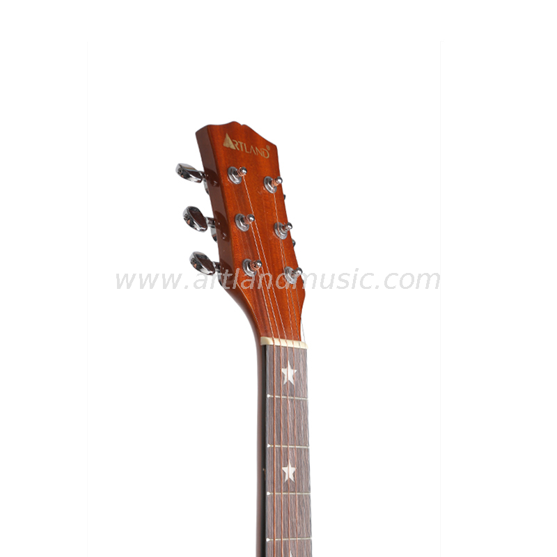 Guitarra acústica trasera y lateral de sapele con tapa de abeto (AG4113)