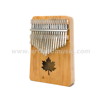 Piano de pulgar de 17 teclas Bamboo Kalimba (ATKM-1710) Naturaleza, cómodo