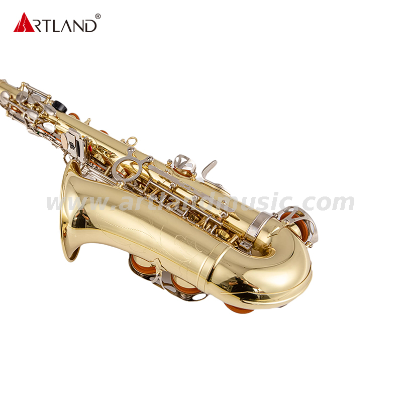 Laca Glod de saxofón alto con tecla de níquel (AAS3506G)