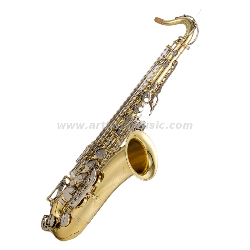 Llave de níquel lacado dorado para saxofón tenor