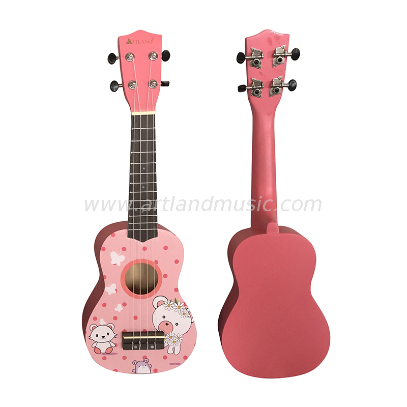 Ukelele de dibujos animados coloridos (UKS200D)